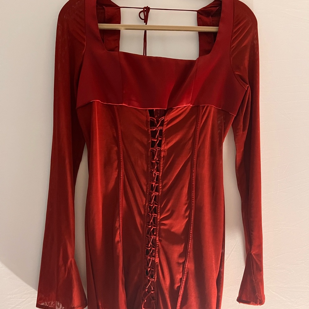 Oh Polly Red Mini Dress